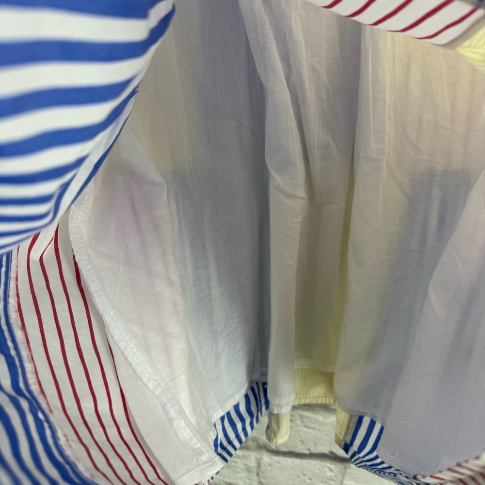 Vineyard Vines Party Stripe Patchwork Halter Midi… - image 4